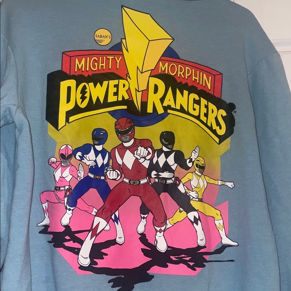 Power Rangers Blue Hoodie-Small - Picture 8 of 10